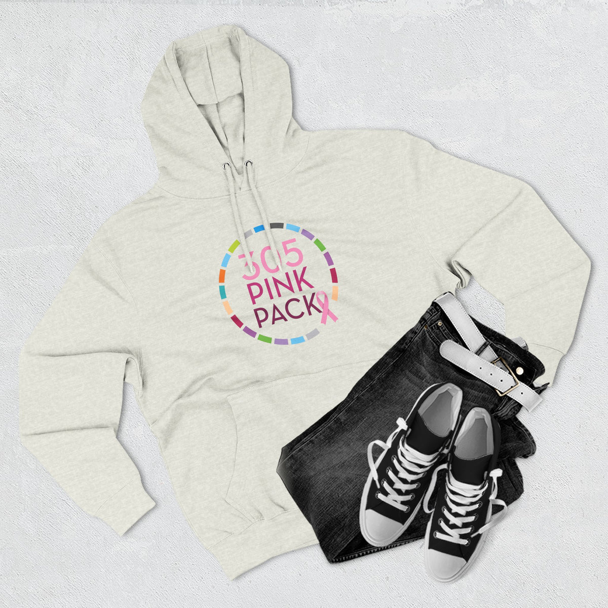 305 Pink Pack Breast Cancer Awareness Hoodie