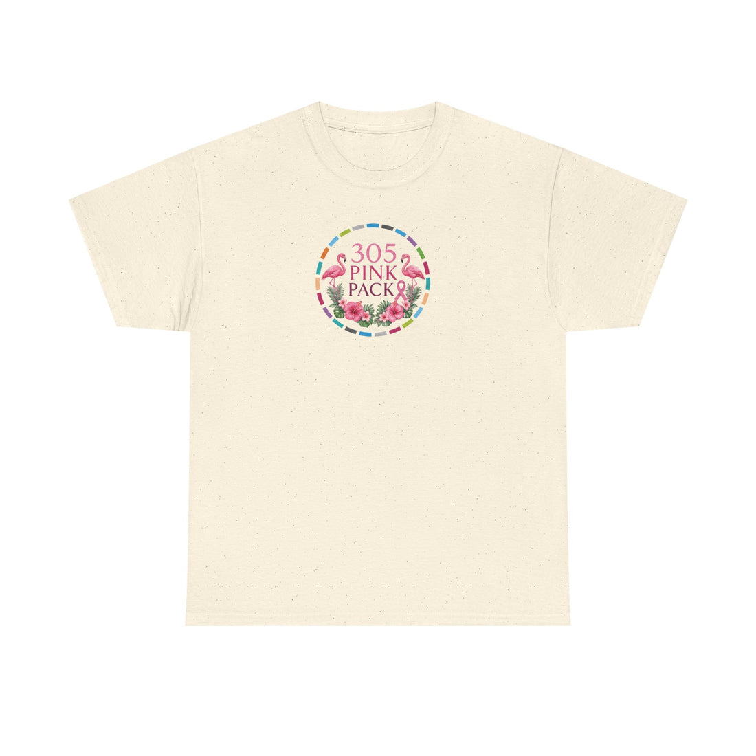 T-Shirt — 305 Pink Pack Floral Logo Tee