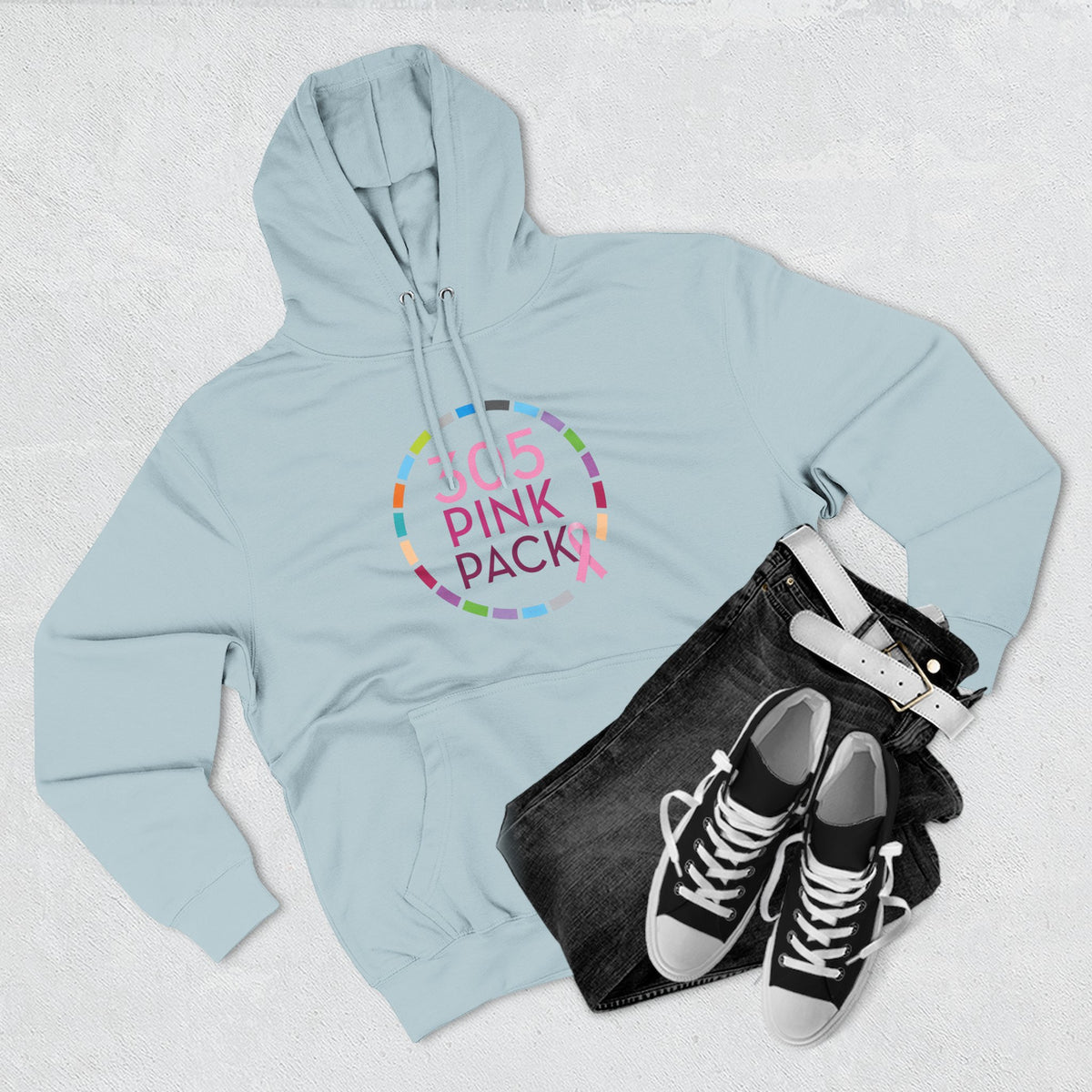 305 Pink Pack Breast Cancer Awareness Hoodie