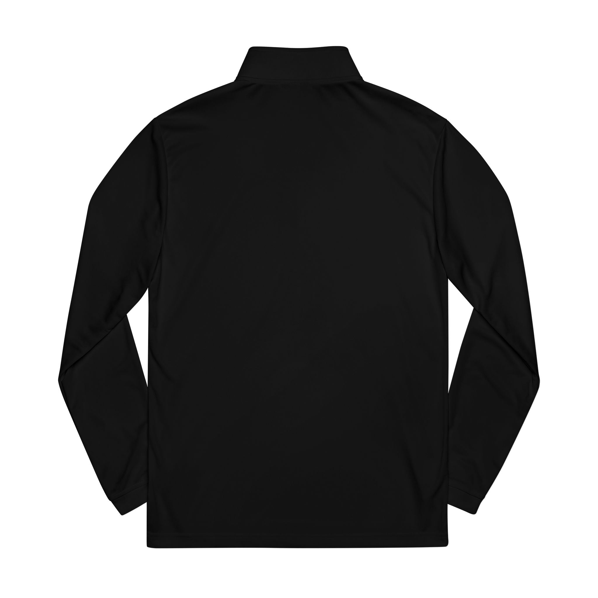 Embroidered Quarter-Zip Pullover — Minimal Tennis-Inspired Athletic Top