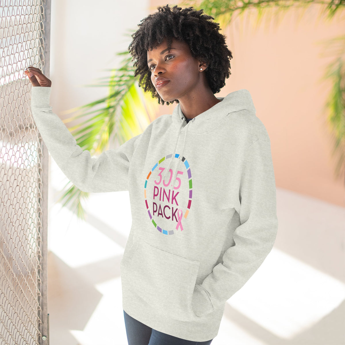 305 Pink Pack Breast Cancer Awareness Hoodie