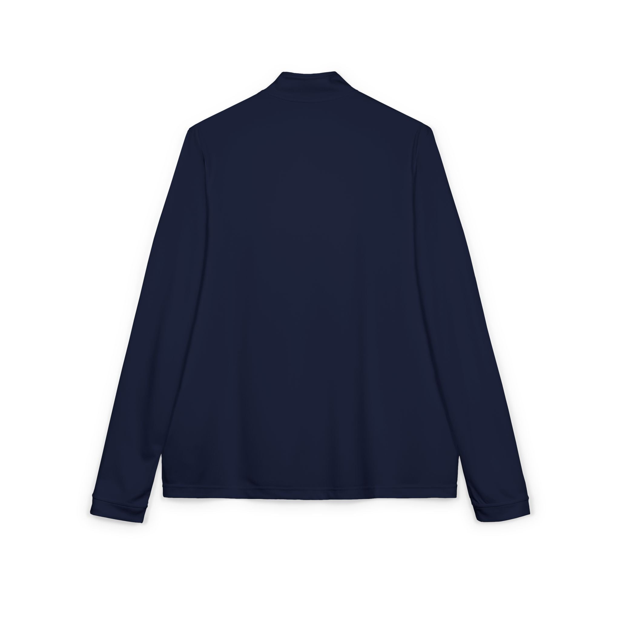 Embroidered Quarter-Zip Pullover — Minimal Tennis-Inspired Athletic Top