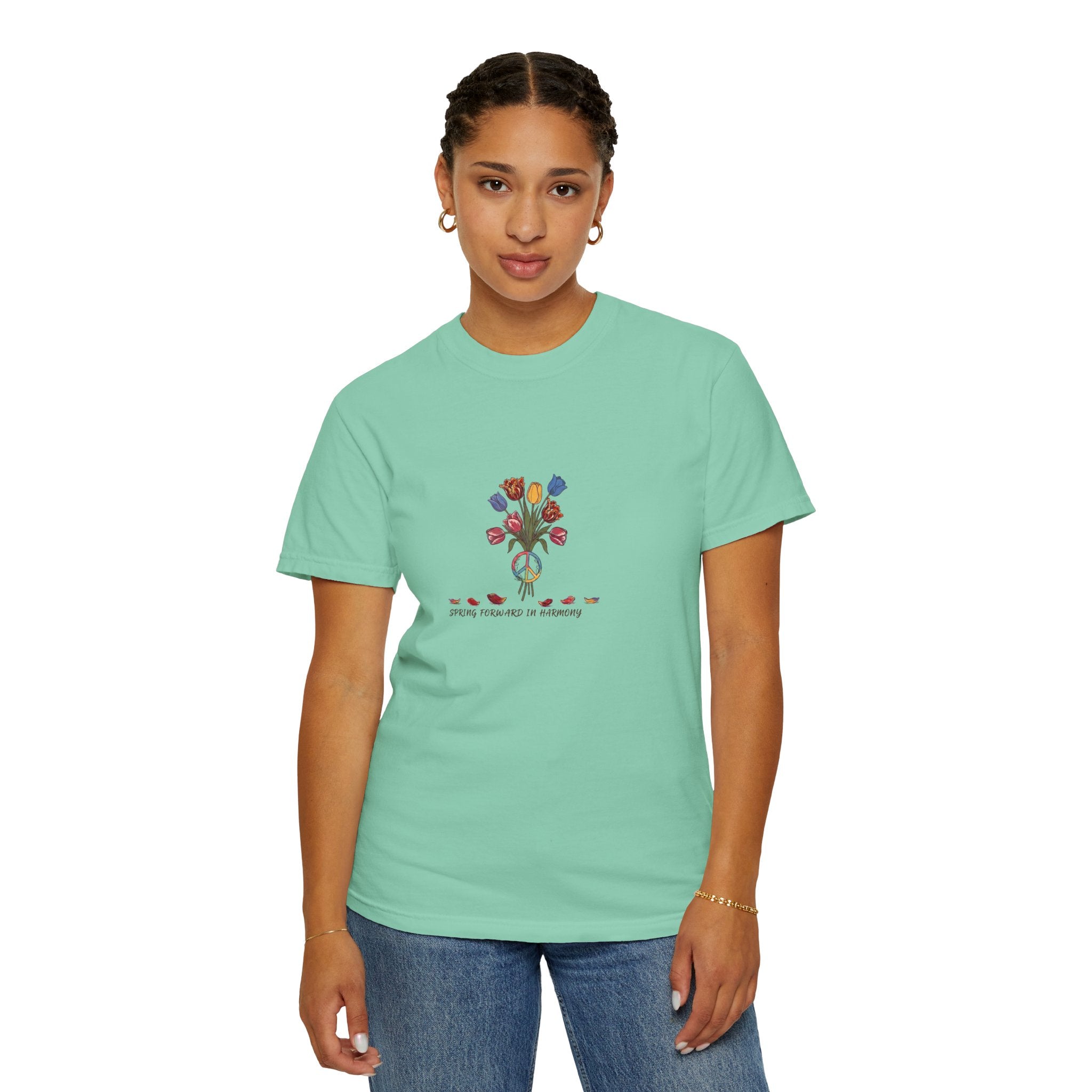 Floral Bones Tee — 'Strong Through It All' Graphic T‑Shirt