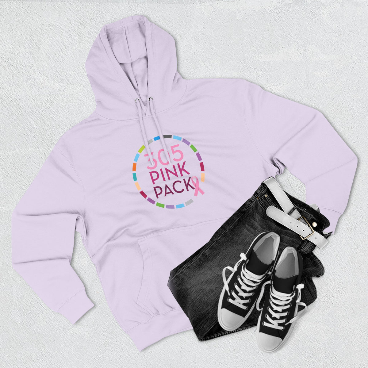 305 Pink Pack Breast Cancer Awareness Hoodie