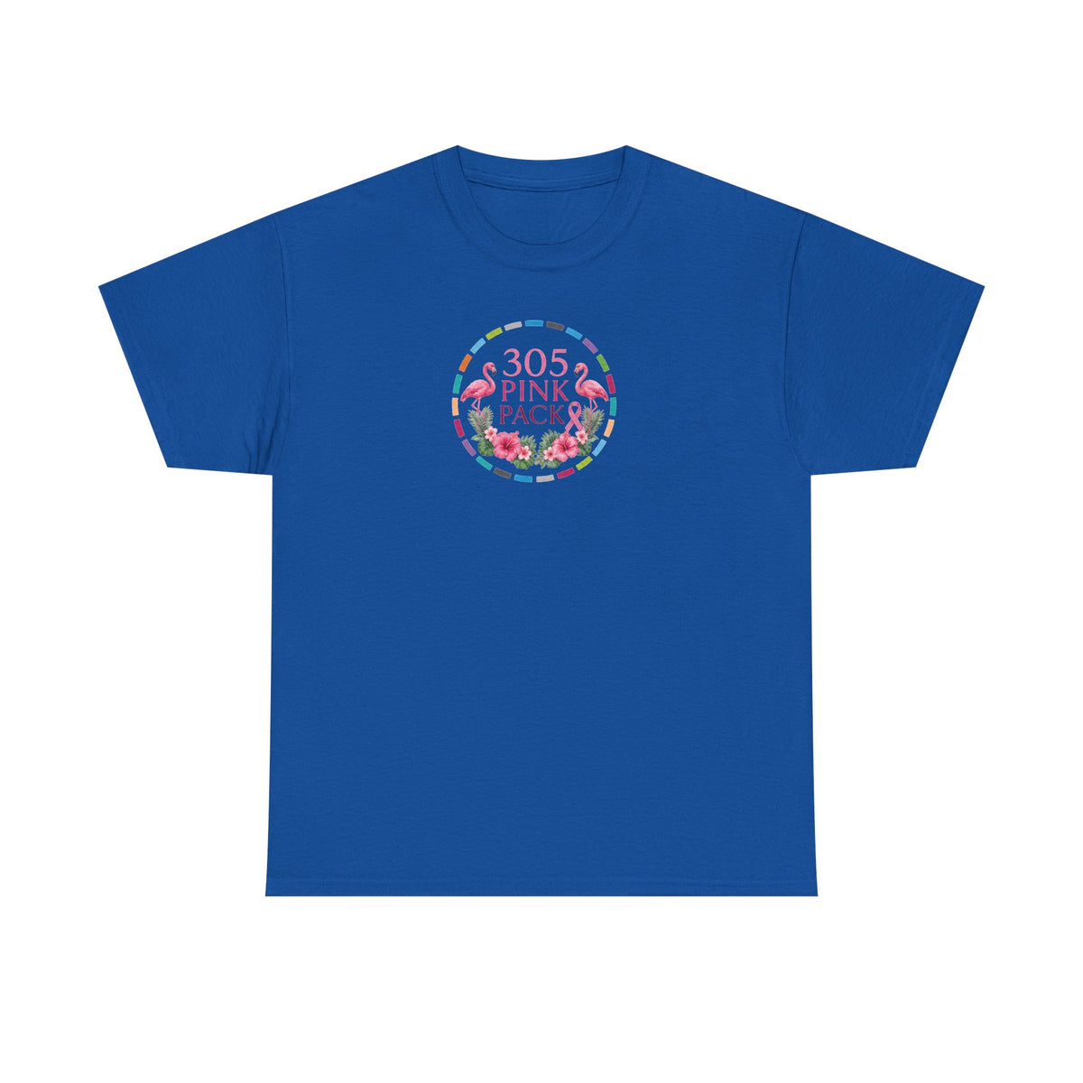 T-Shirt — 305 Pink Pack Floral Logo Tee