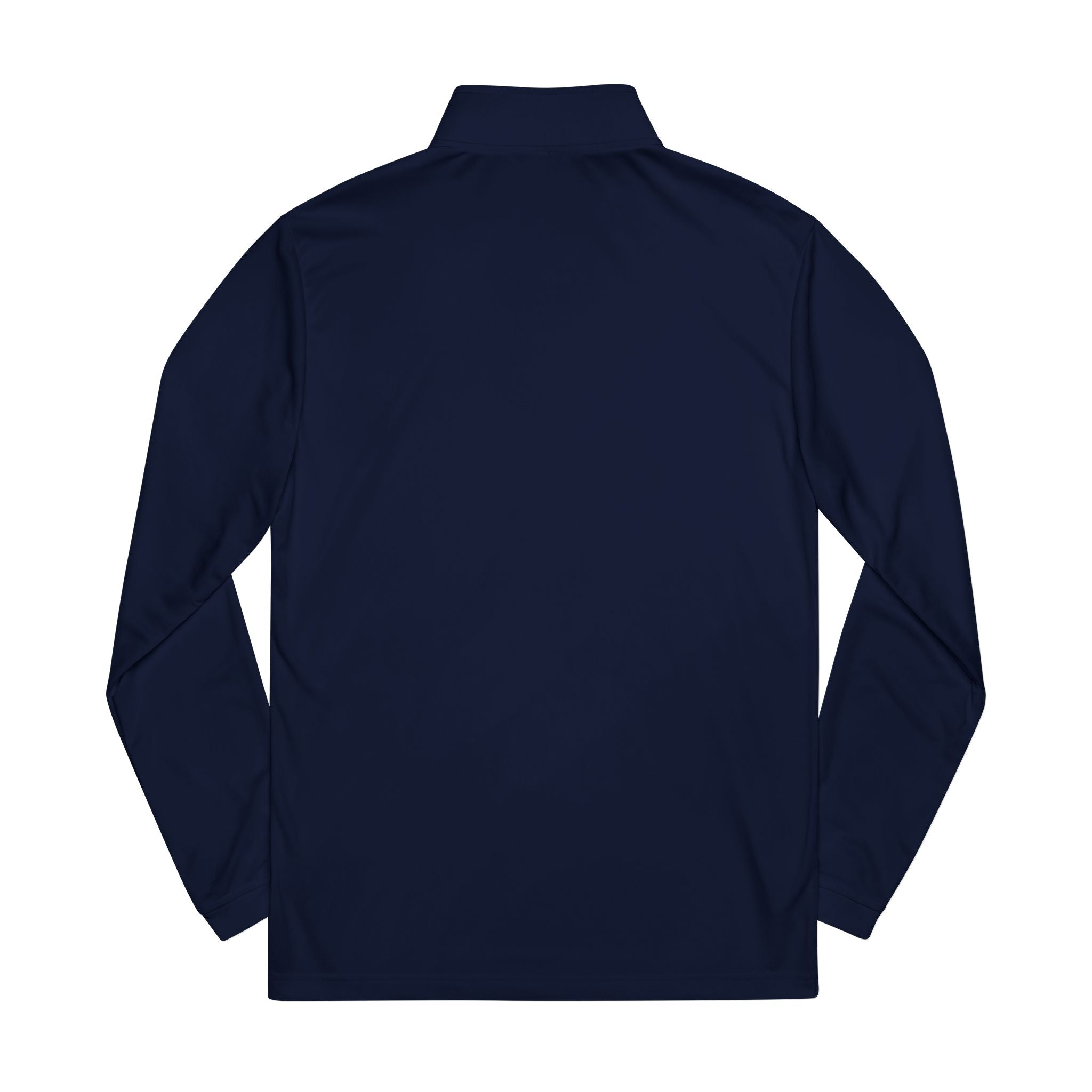 Embroidered Quarter-Zip Pullover — Minimal Tennis-Inspired Athletic Top