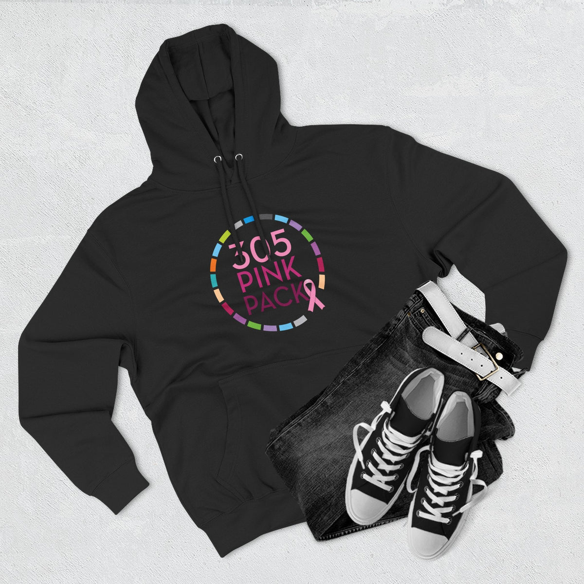 305 Pink Pack Breast Cancer Awareness Hoodie - Hoodie - Start In Style Group