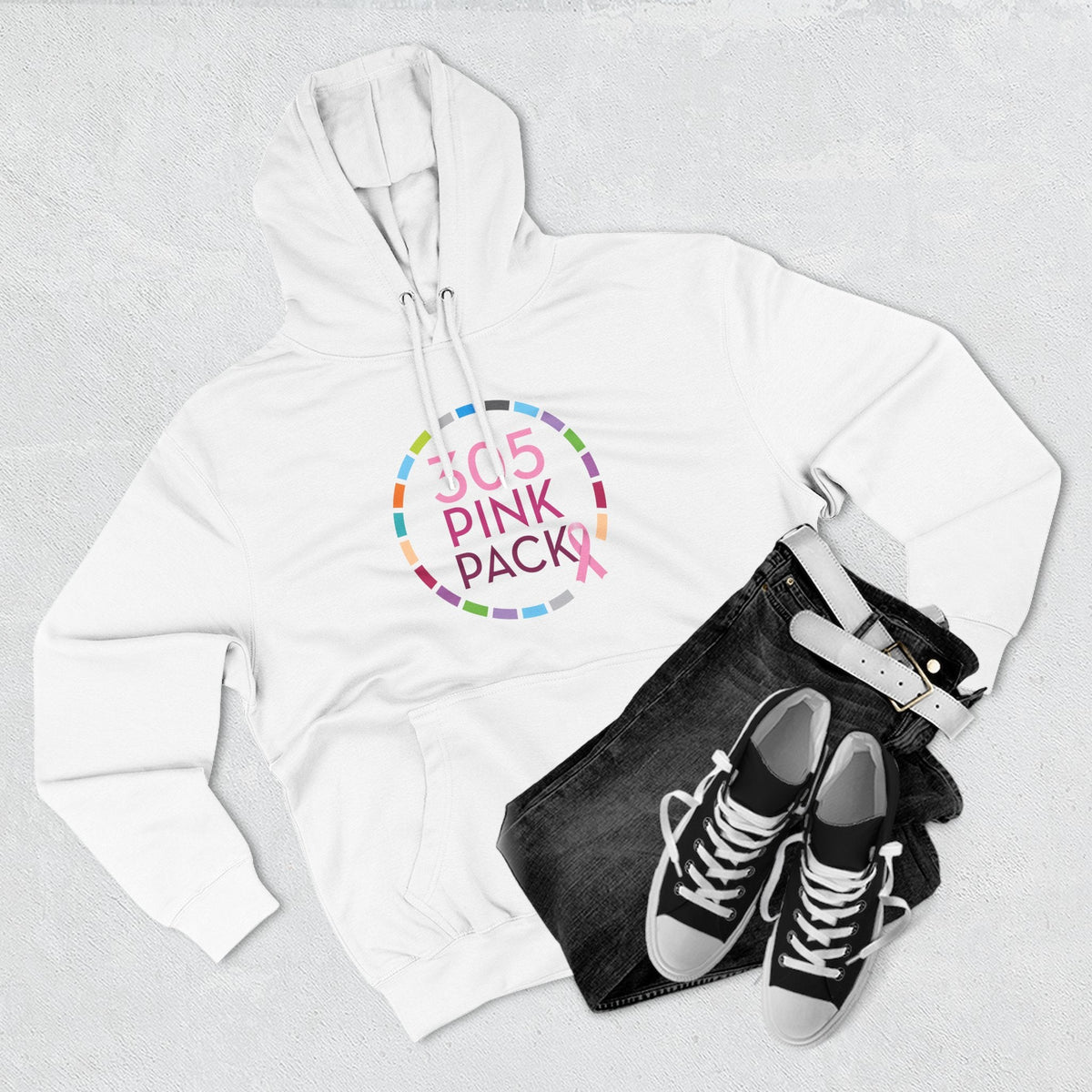 305 Pink Pack Breast Cancer Awareness Hoodie - Hoodie - Start In Style Group