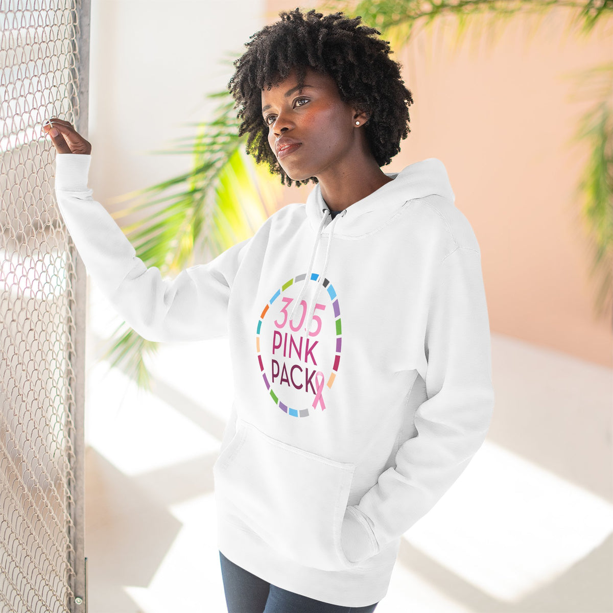 305 Pink Pack Breast Cancer Awareness Hoodie