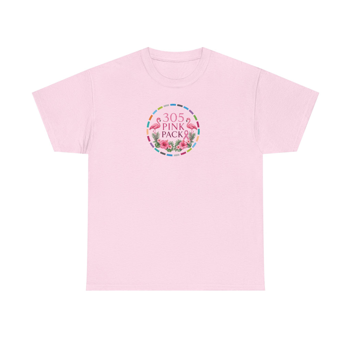 T-Shirt — 305 Pink Pack Floral Logo Tee