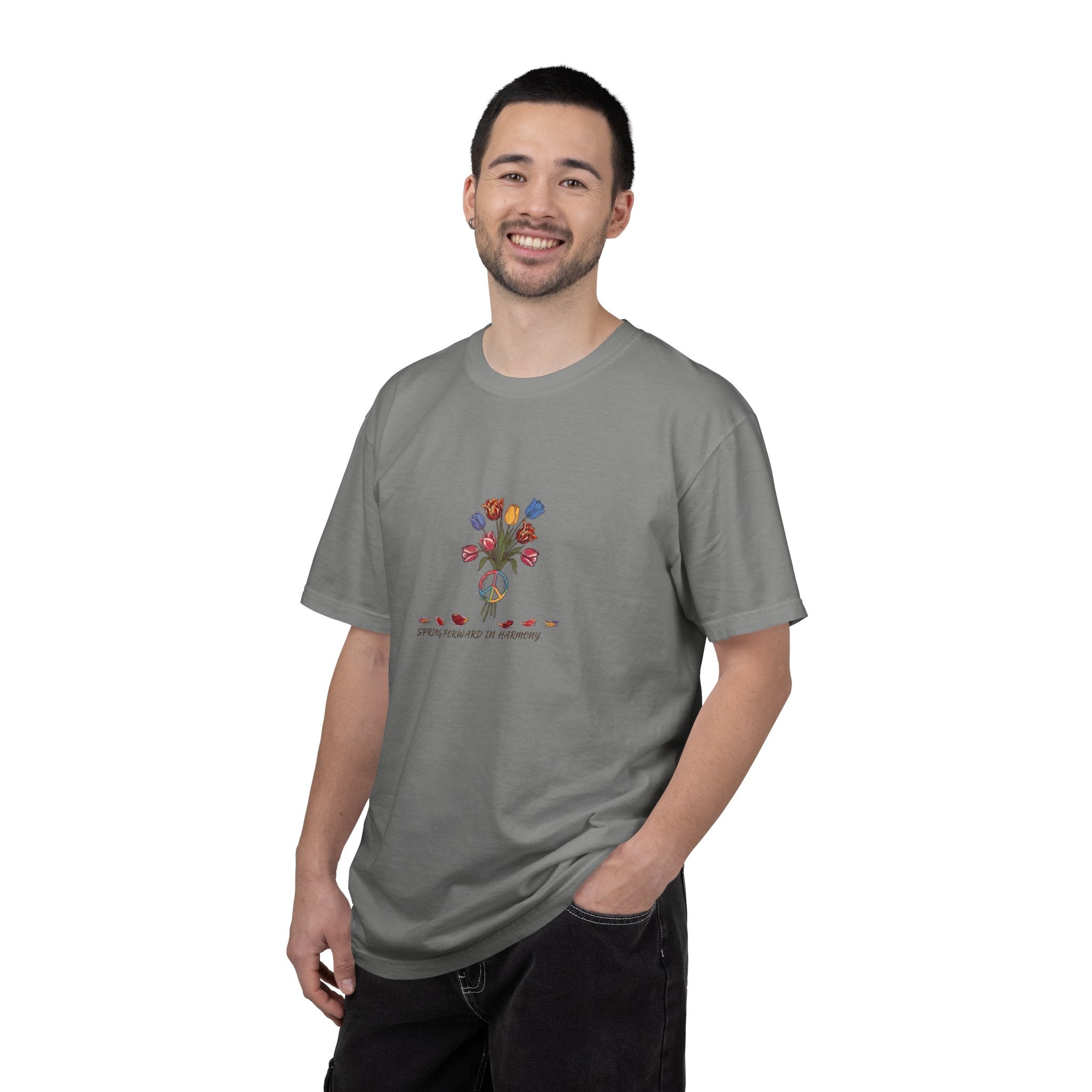 Floral Bones Tee — 'Strong Through It All' Graphic T‑Shirt