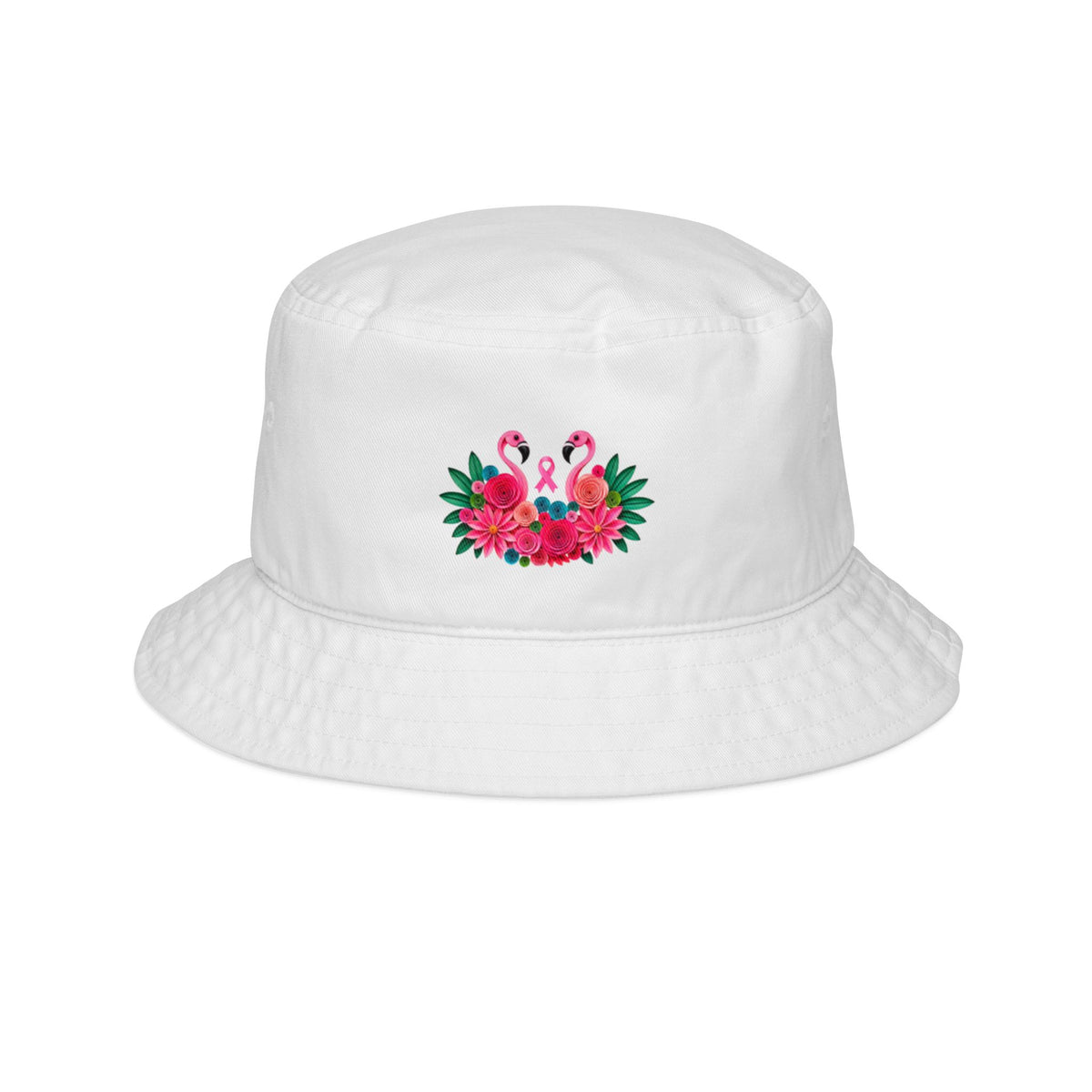 305 Pink Pack — Floral Breast Cancer Awareness Hat