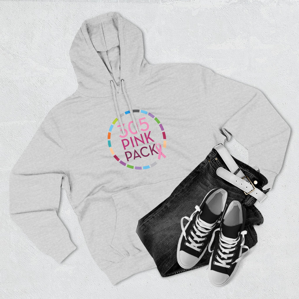 305 Pink Pack Breast Cancer Awareness Hoodie