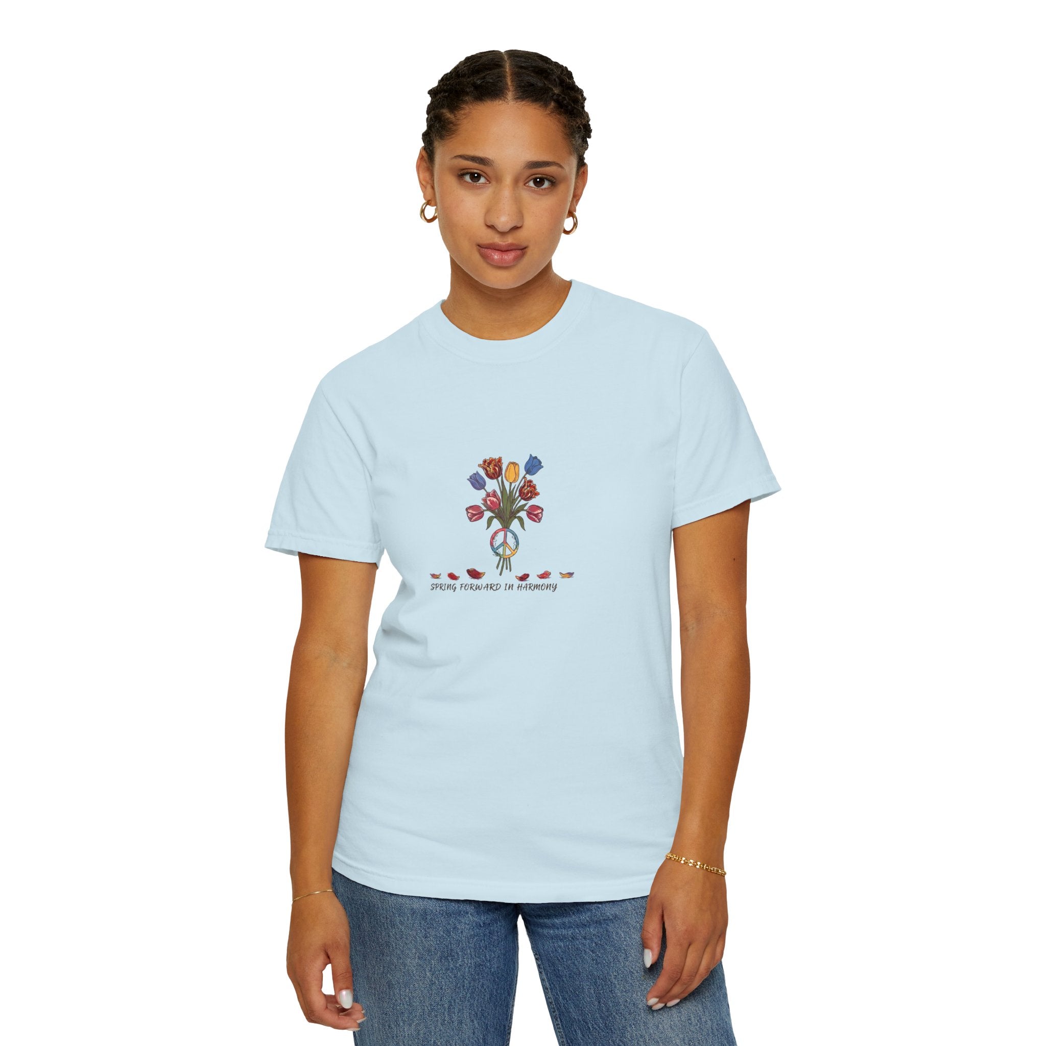 Floral Bones Tee — 'Strong Through It All' Graphic T‑Shirt