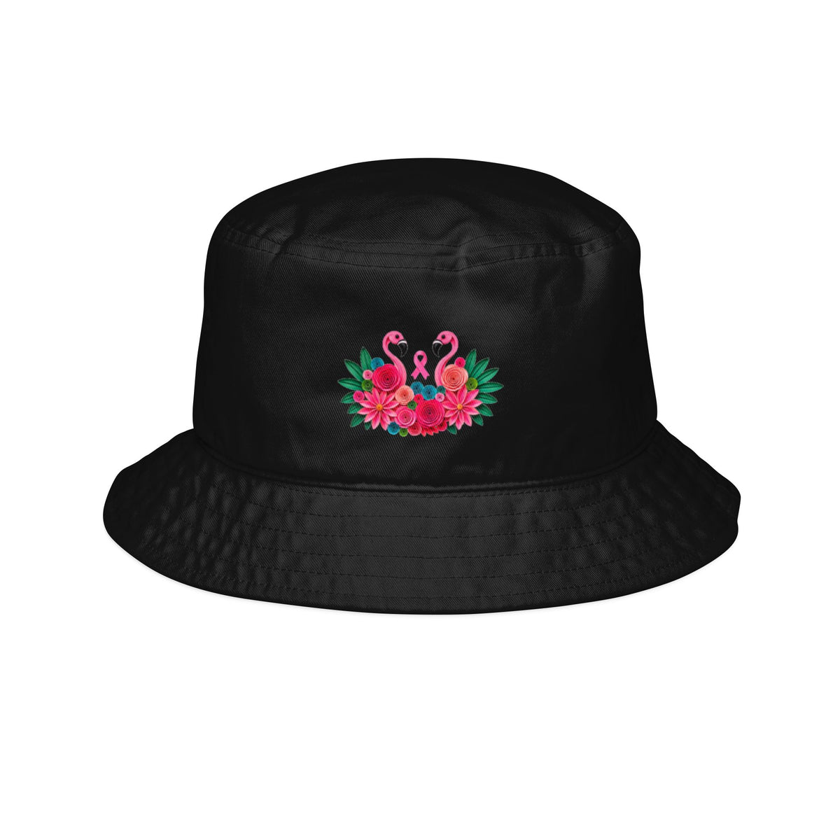 305 Pink Pack — Floral Breast Cancer Awareness Hat