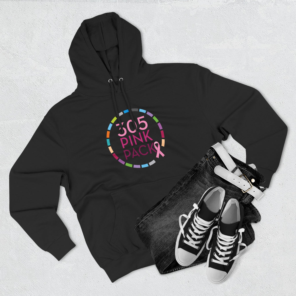 305 Pink Pack Breast Cancer Awareness Hoodie