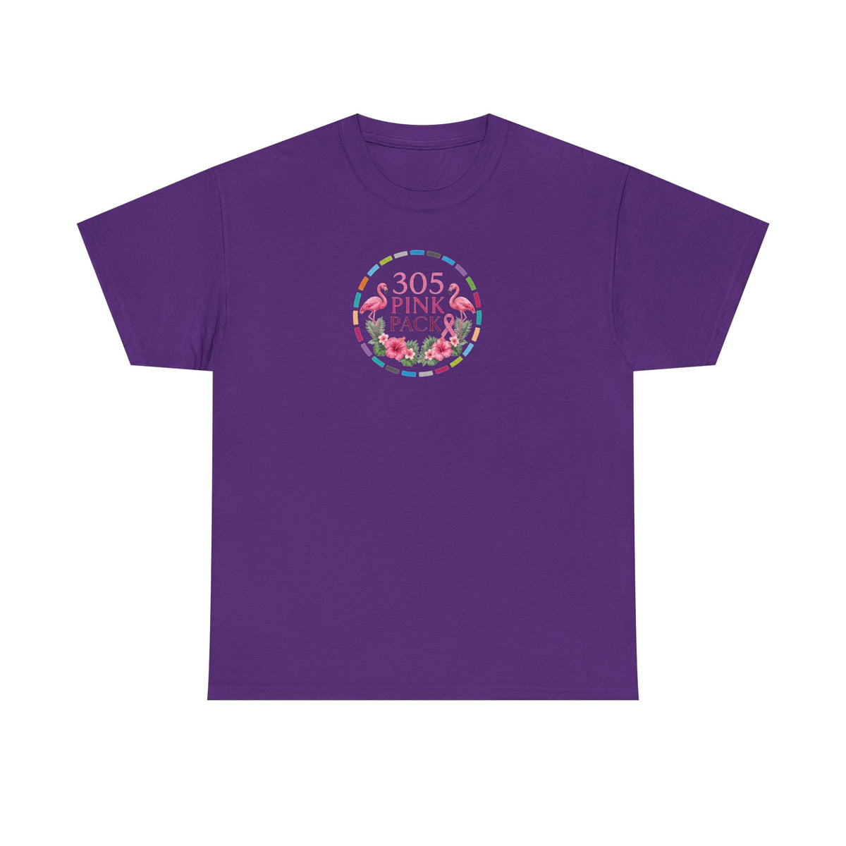 T-Shirt — 305 Pink Pack Floral Logo Tee