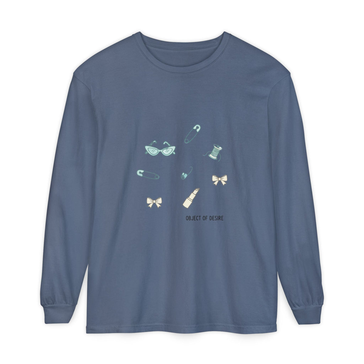 Long Sleeve T‑Shirt — Minimalist 'Object of Desire' Icons - Long-sleeve - Start In Style Group