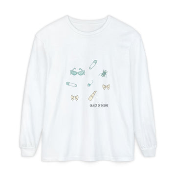 Long Sleeve T‑Shirt — Minimalist 'Object of Desire' Icons - Long-sleeve - Start In Style Group