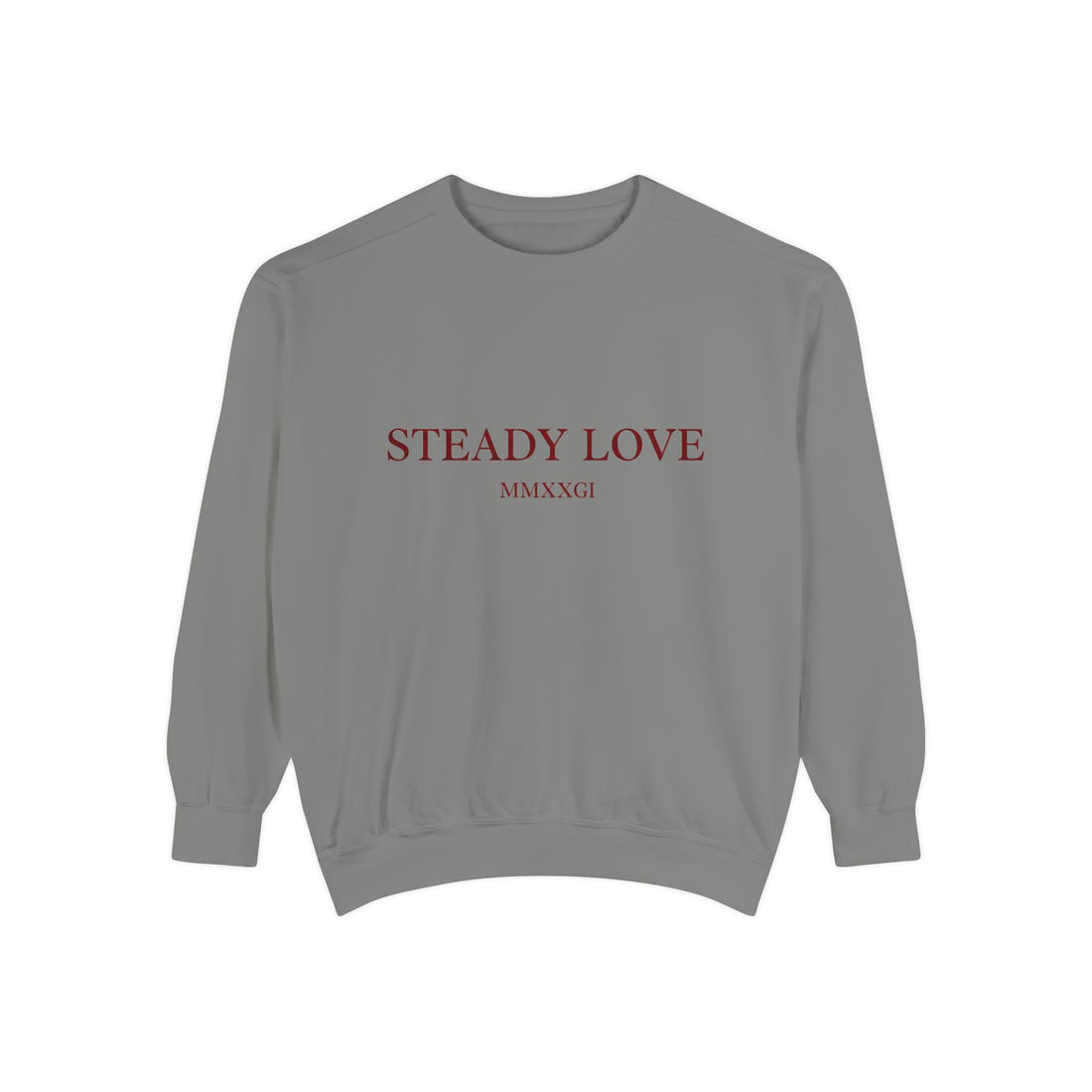 Steady Love Sweatshirt — Minimal Romantic Crewneck - Sweatshirt - Start In Style Group